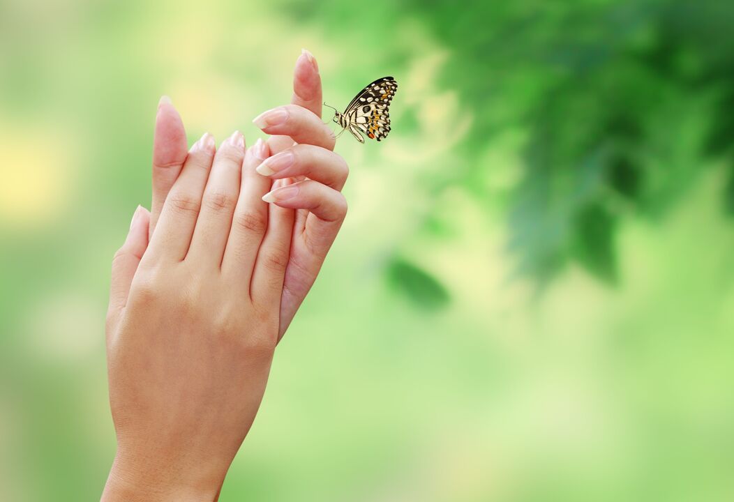 gymnastics with hands for skin rejuvenation